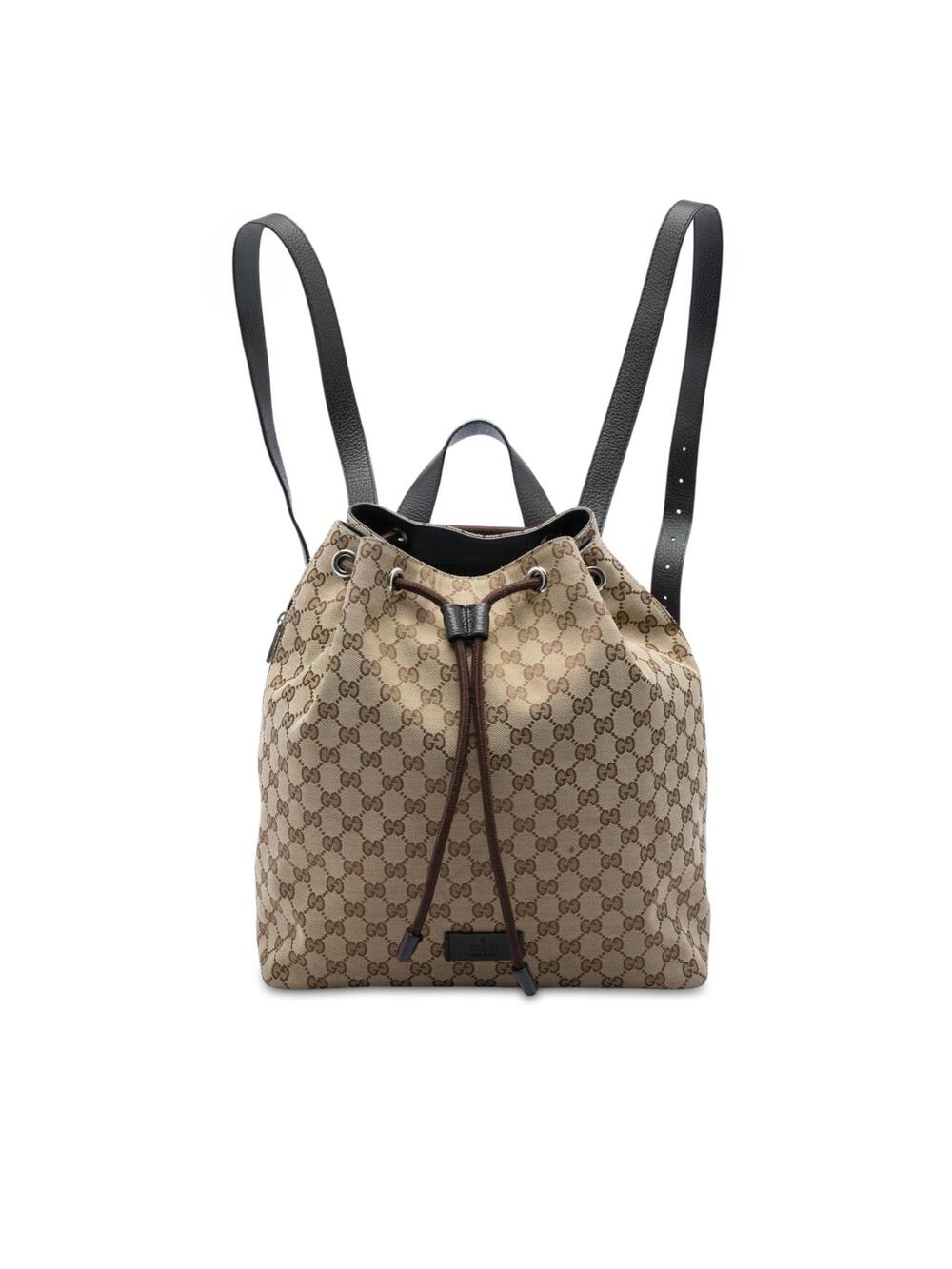 Gucci Gg Canvas Drawstring Backpack #362654G76B